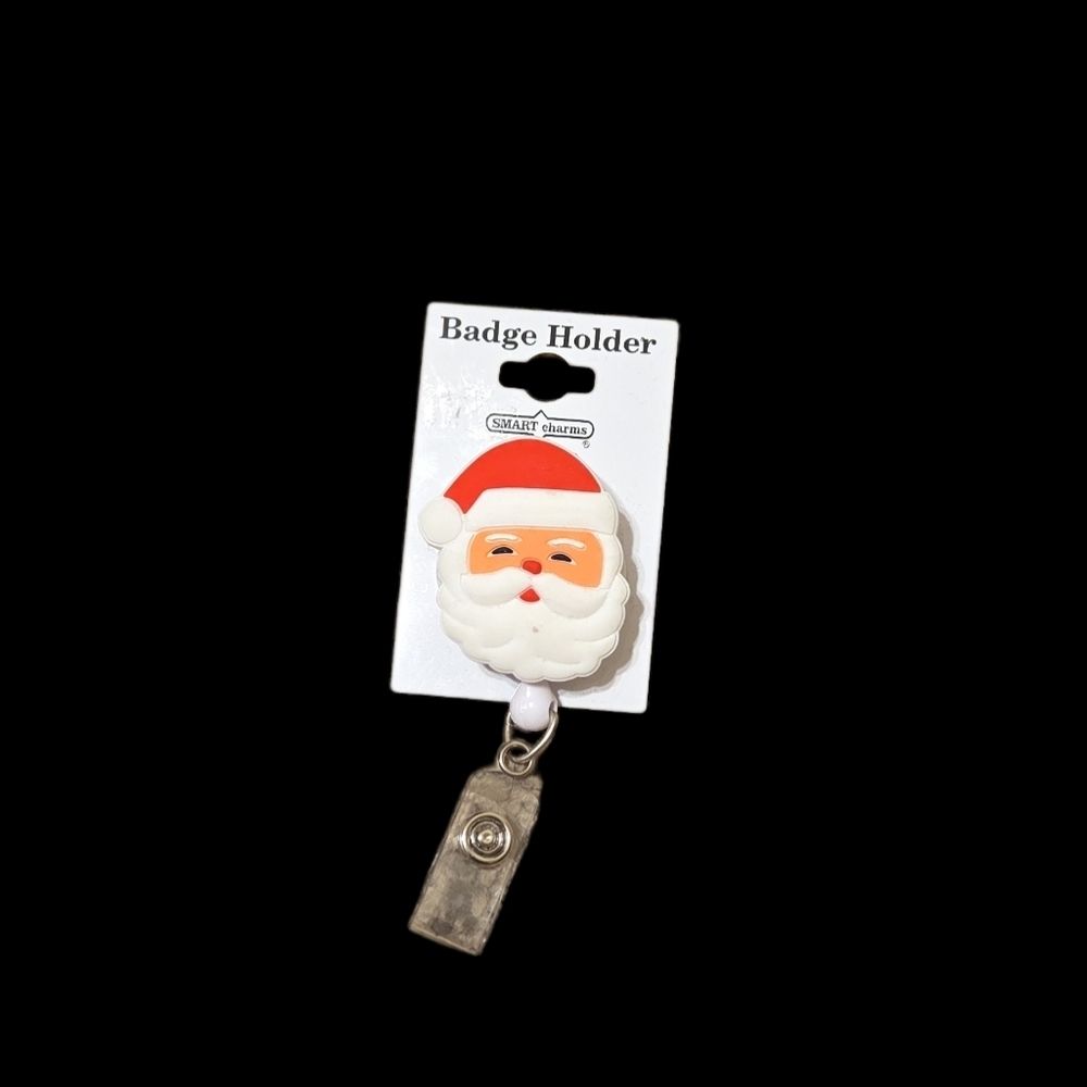Santa Clause Badge Holder